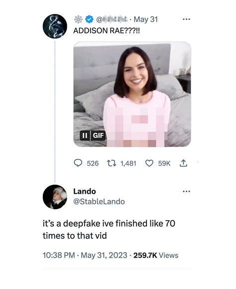 addison rar deepfake|Deepfake porn of TikTok stars thrives on Twitter